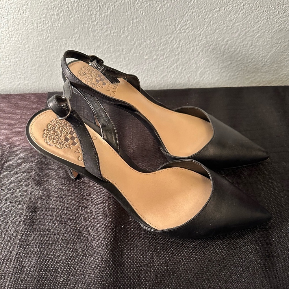 Vince Camuto Maveena Heel Pump Black Size 8.5 - Picture 3 of 4